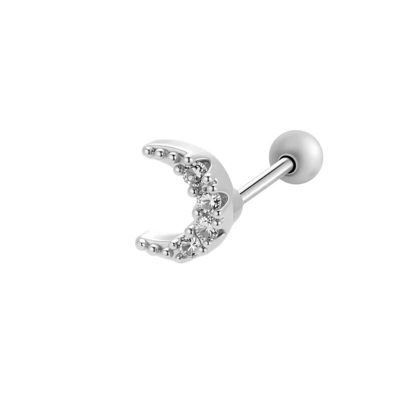 1 pezzo semplice orecchini da donna in zircone color rame e oro a rombo h5 