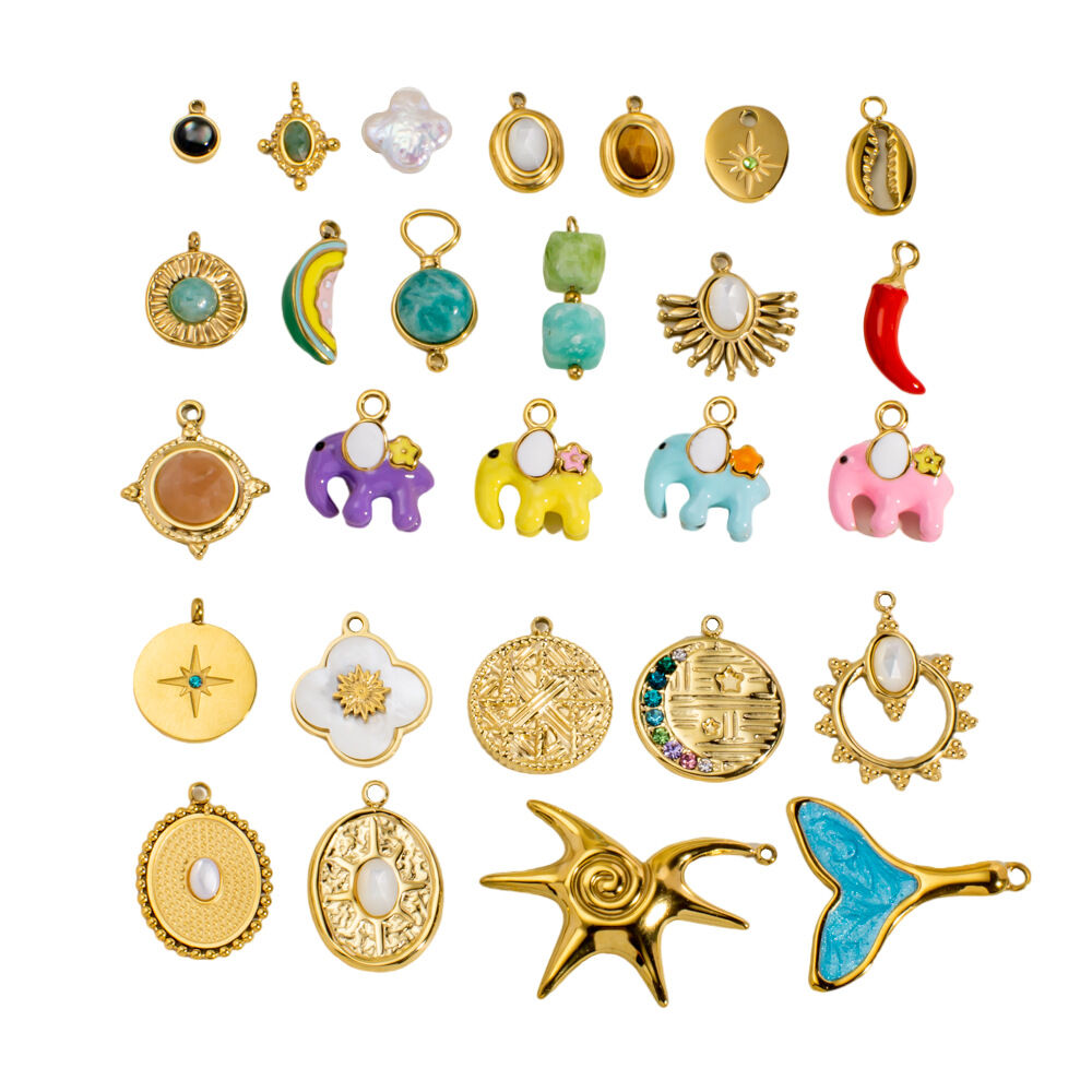 1 Piece Romantic Cute Animal Fruit Chili Stainless Steel Waterproof Women's Pendants h5 Picture5
