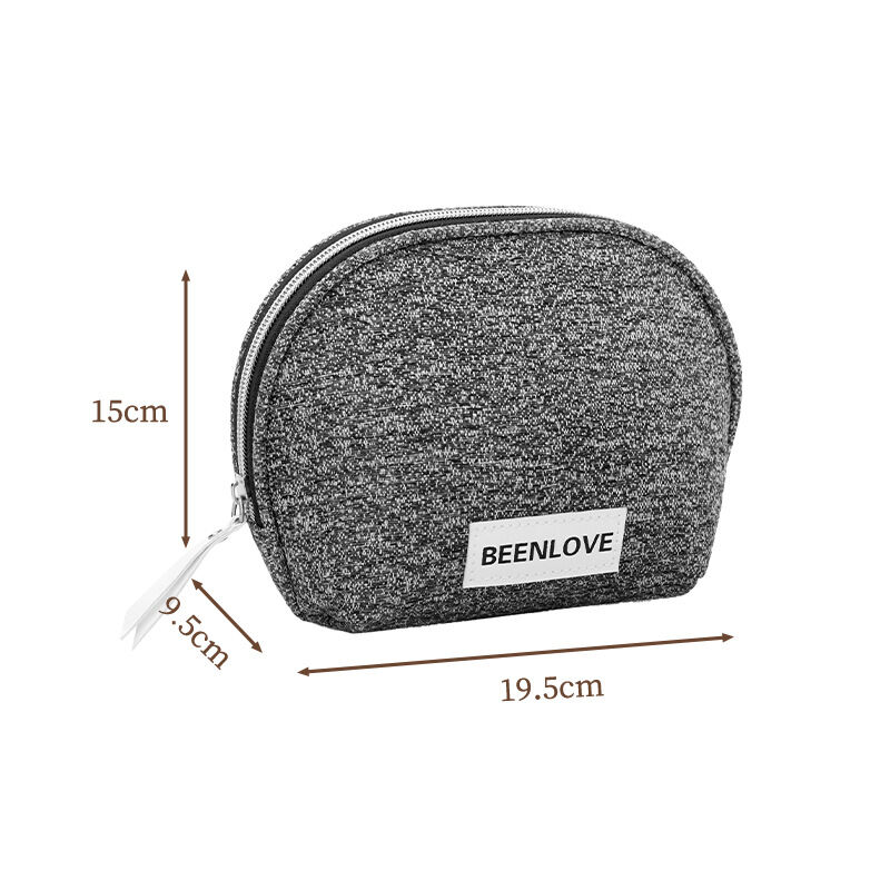 1 Piece Simple Solid Color Makeup Bag h5