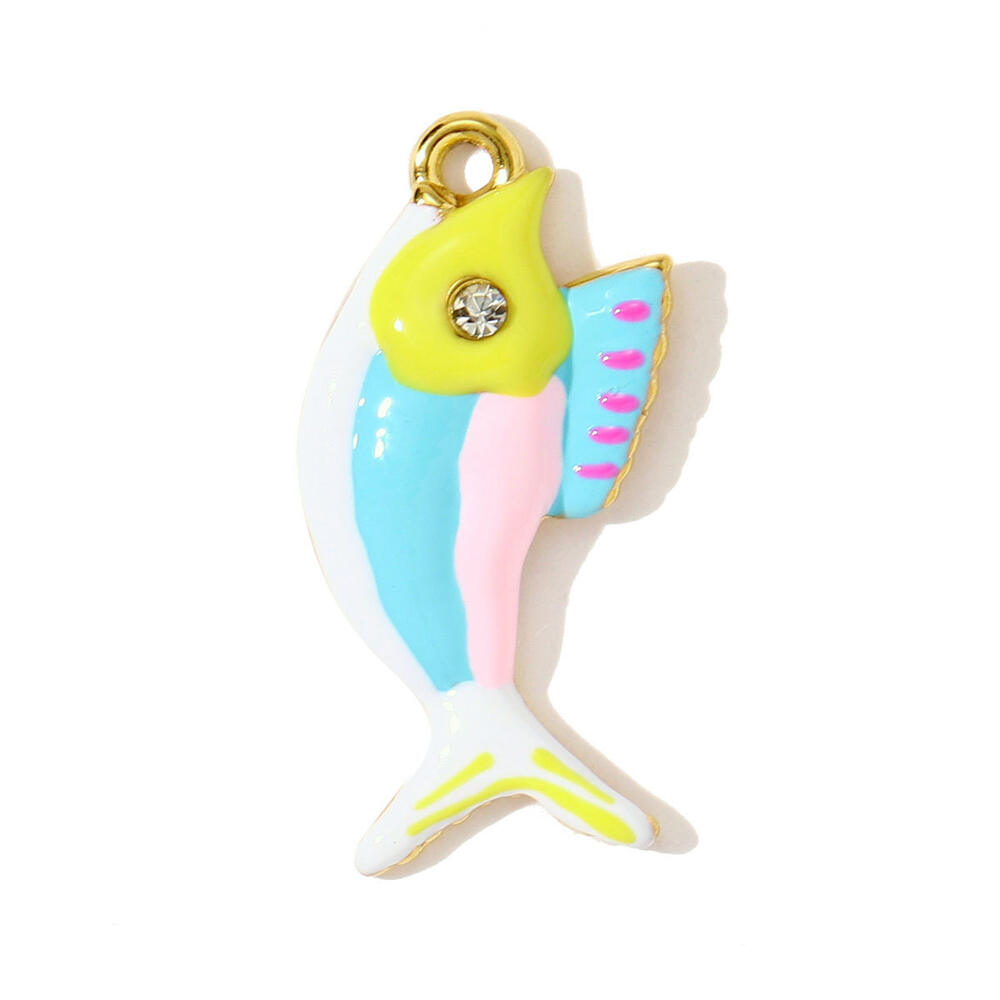 1 Piece Glamorous Fish Stainless Steel Waterproof Women's Pendants