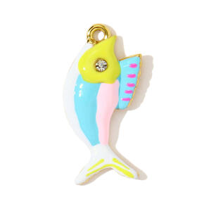 1 Piece Glamorous Fish Stainless Steel Waterproof Women's Pendants h5