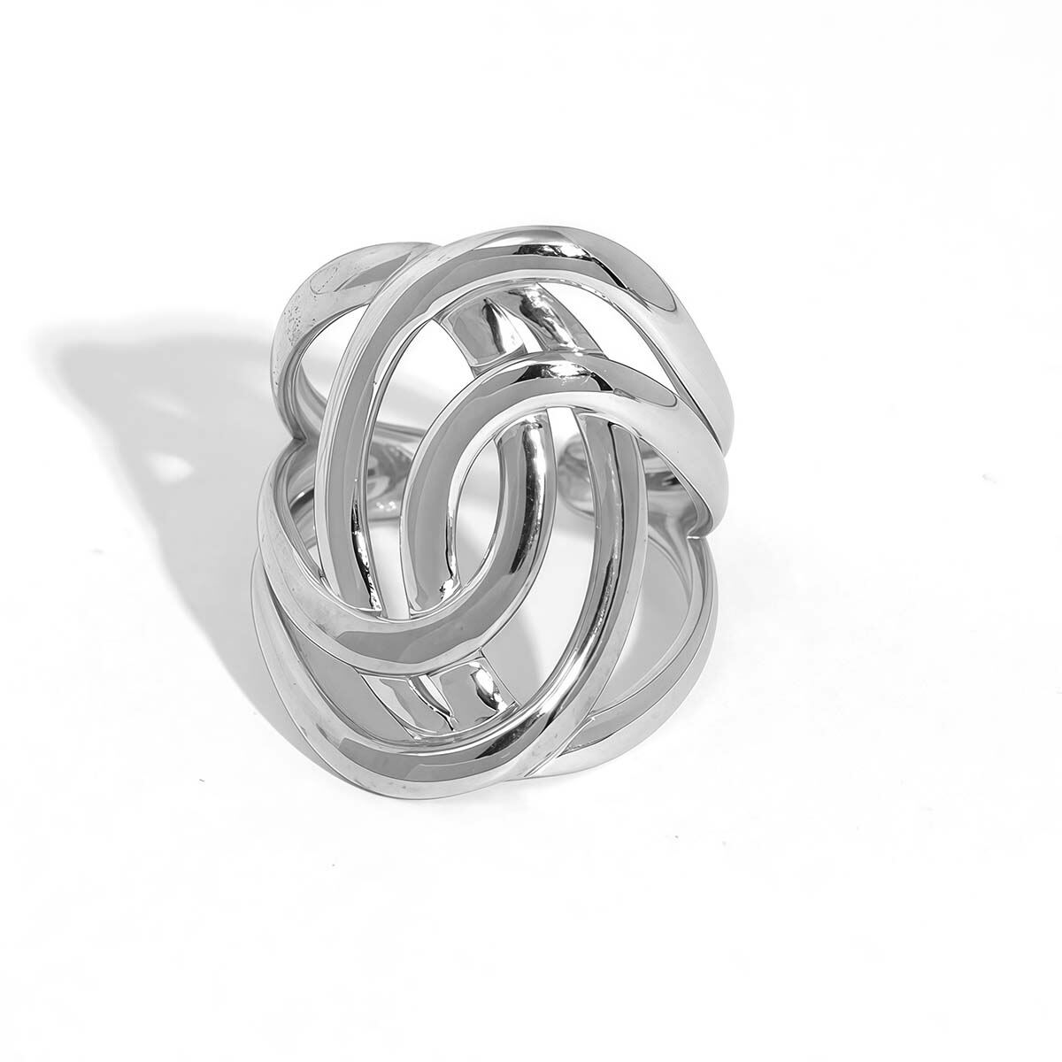 colore argento/Taglia unica/Anello monoblocco Immagine2
