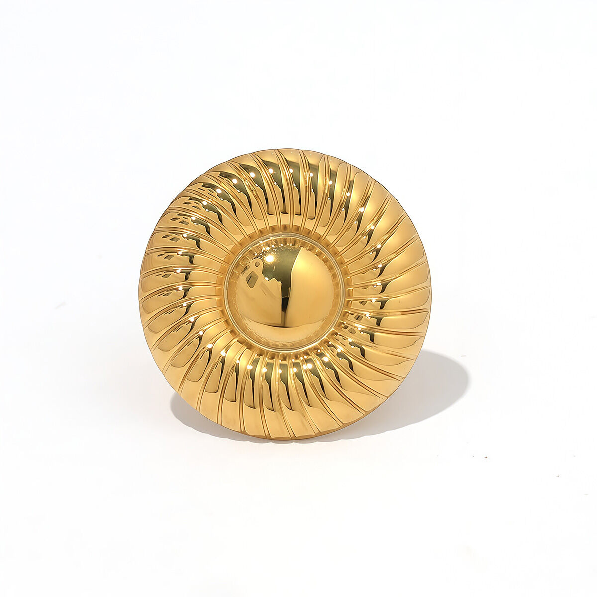 Colore oro/Taglia unica/Anello monoblocco 