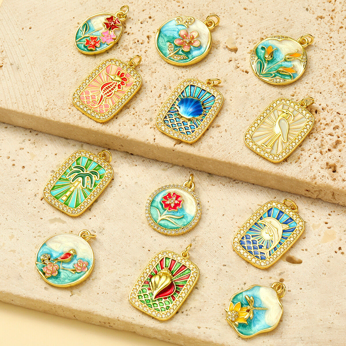 1 Piece DIY Animal Stainless Steel Waterproof Gold Color Women's Pendants Picture4