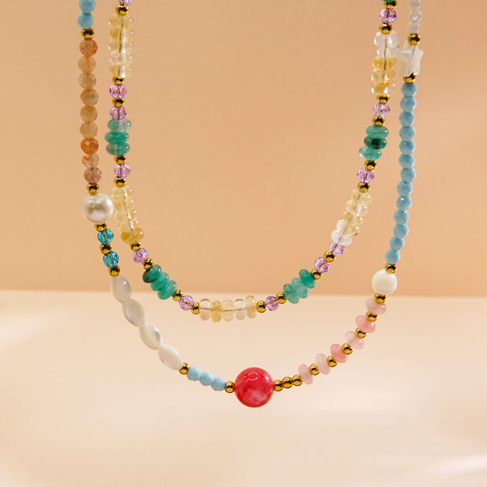 Light Luxury and Elegant Beaded Women's Necklace