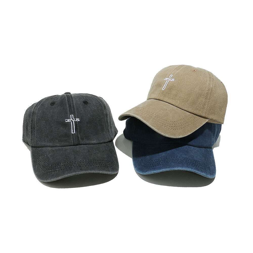 1 pezzo semplice serie casual croce cotone cappelli da donna h5 Immagine4