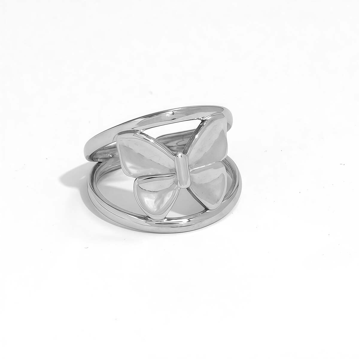 colore argento/Taglia unica/Anello monoblocco Immagine2