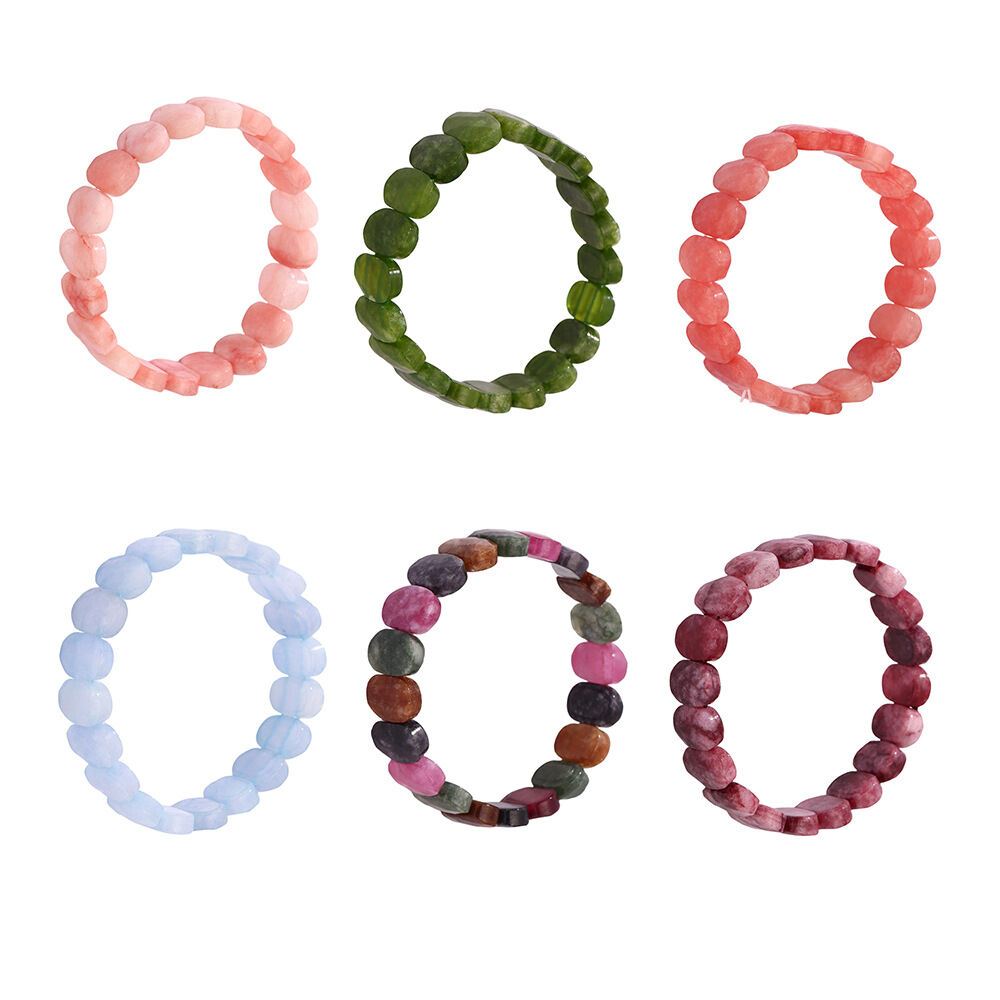 1 Piece Polychrome Beads Natural Stones Women's Beaded Bracelets h5 Picture7