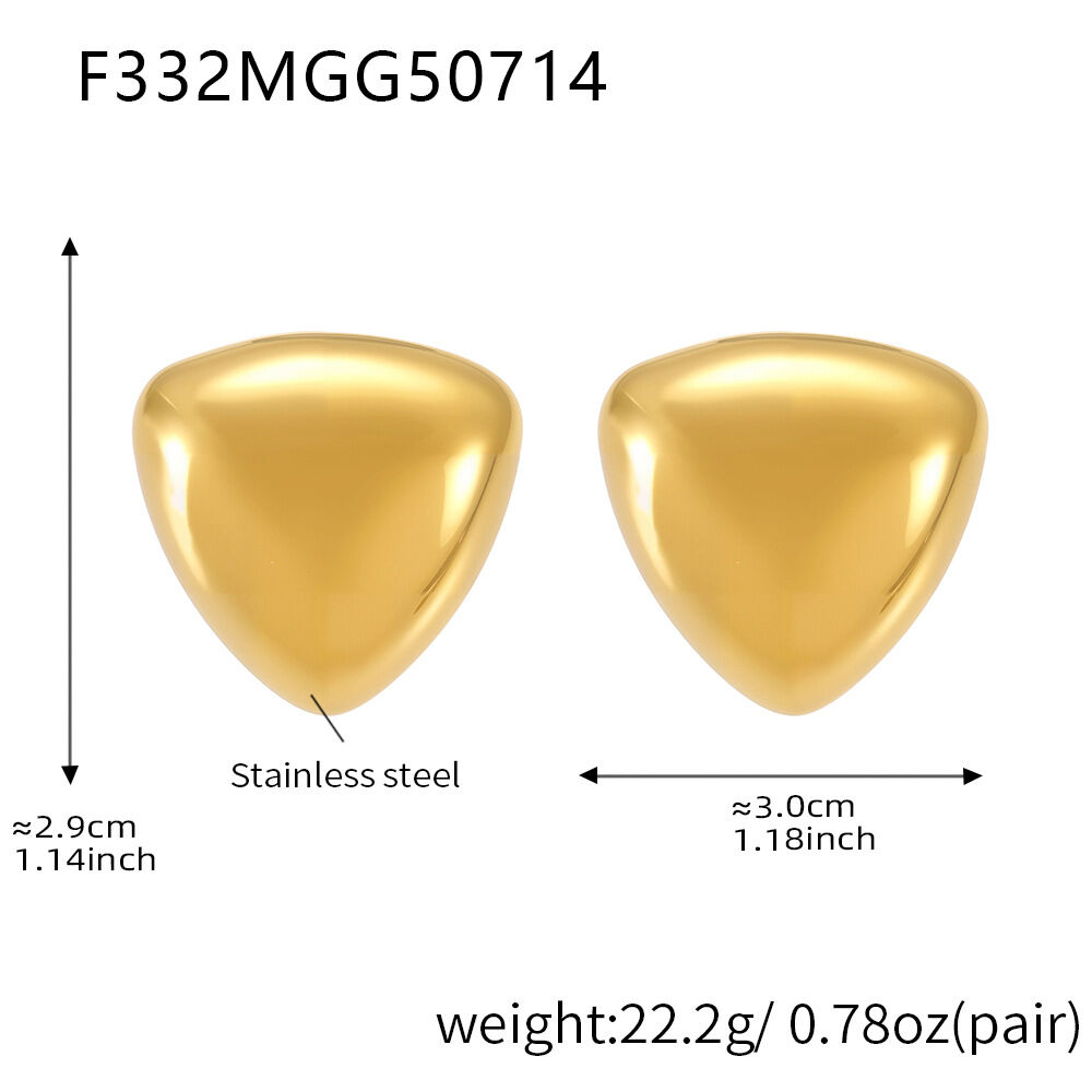 1 Paar romantische Quasten-Ohrhänger aus Edelstahl, wasserdicht, goldfarben, aus Glas, für Damen h5 