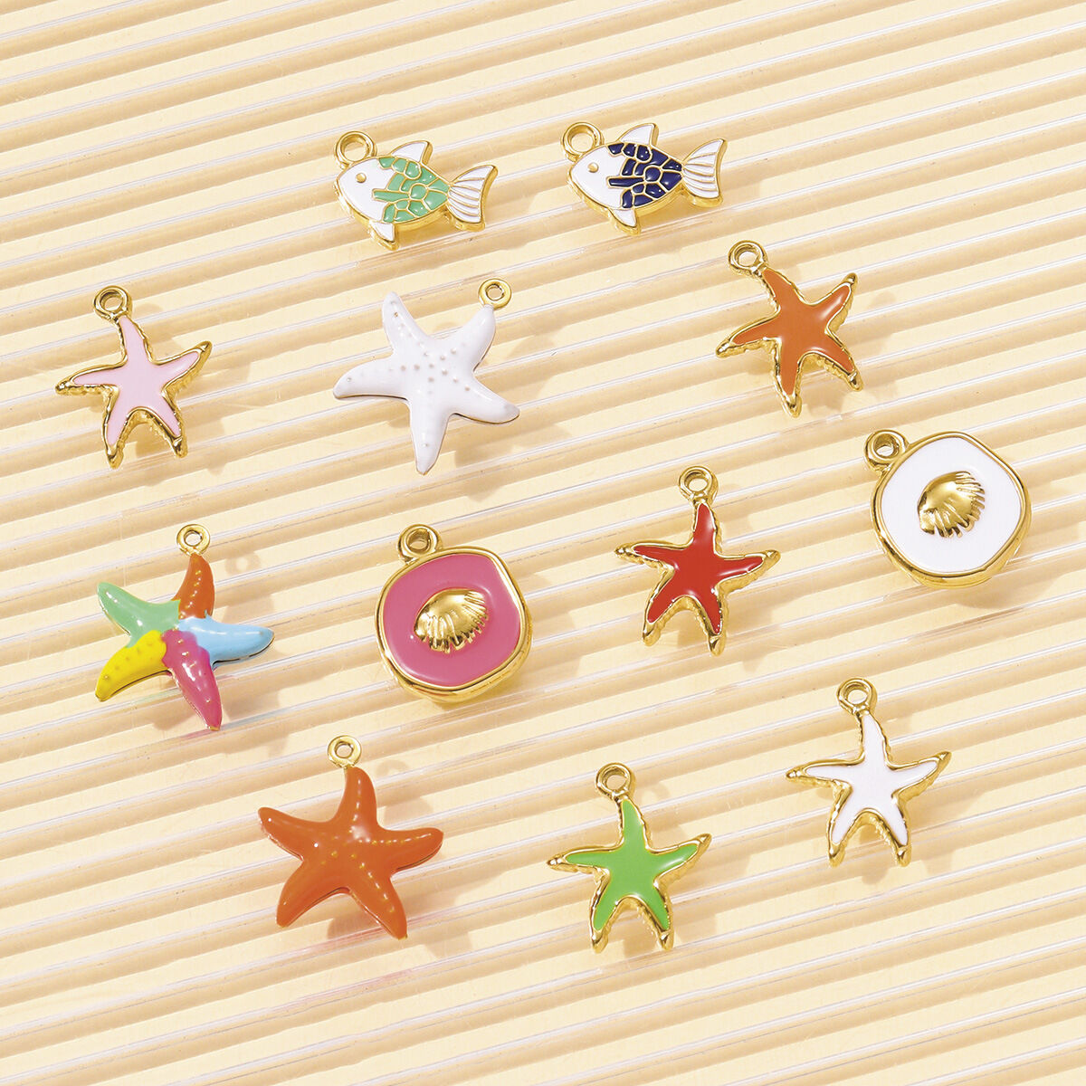 1 Piece Vacation Starfish Stainless Steel Waterproof Women's Pendants Picture6