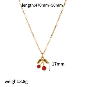 Sweet Cherry Necklace Set h5