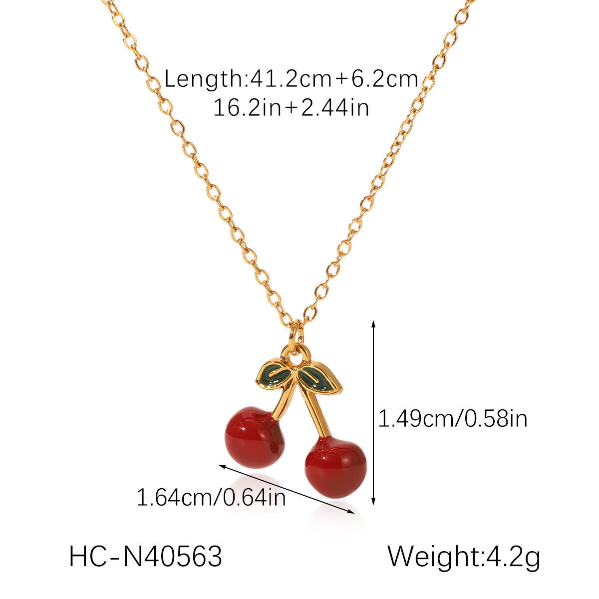 1 Pair Simple Series Daily Plant Stainless Steel Waterproof  Women's Pendant Necklaces Picture2