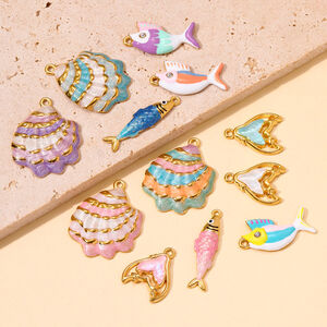 1 Piece Glamorous Fish Stainless Steel Waterproof Women's Pendants h5 Picture5