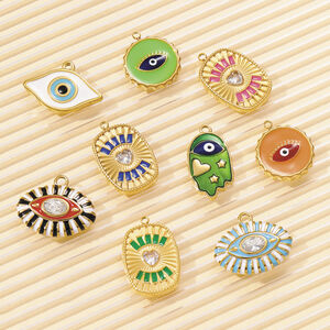 1 Piece Luxurious Devil's Eye Tarot Stainless Steel Waterproof Women's Pendants h5 Picture6