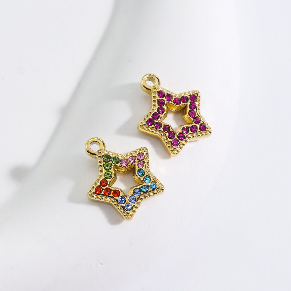 1 Piece Luxurious Classic Star Stainless Steel Waterproof Women's Pendants Picture5