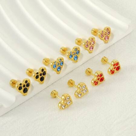 1 Pair Simple Series Daily Women's Stud Earrings