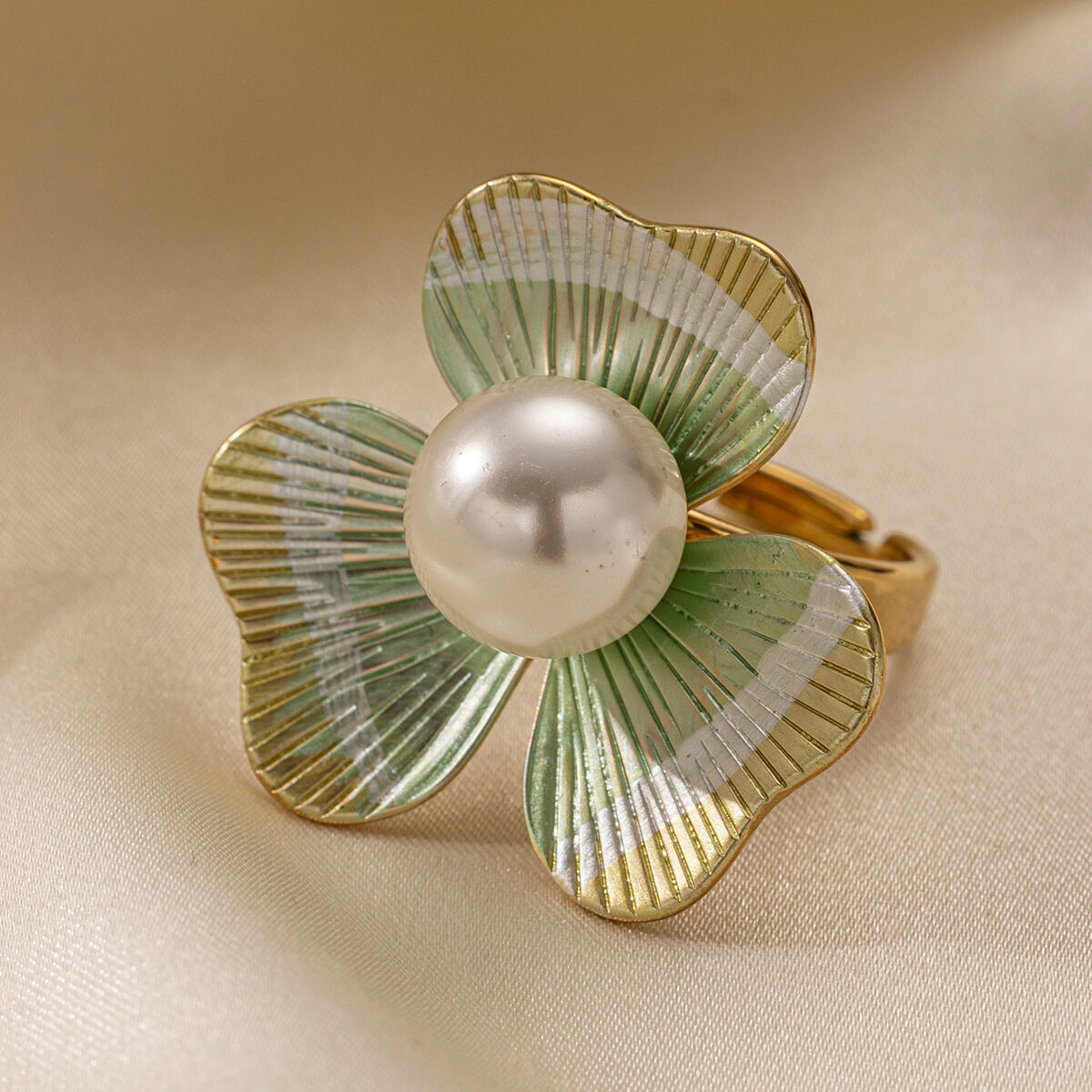 1 Piece Retro Flower Stainless Steel Hair Clip Picture4
