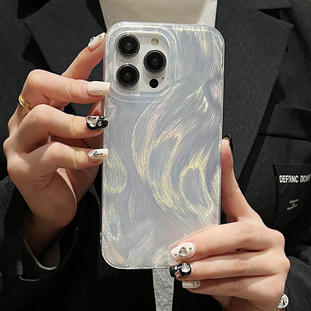 TPU Gradual Blending Simple Style Phone Cases h5Picture3