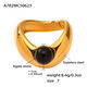 A782-Gold Agate Ring/No.7 Picture12