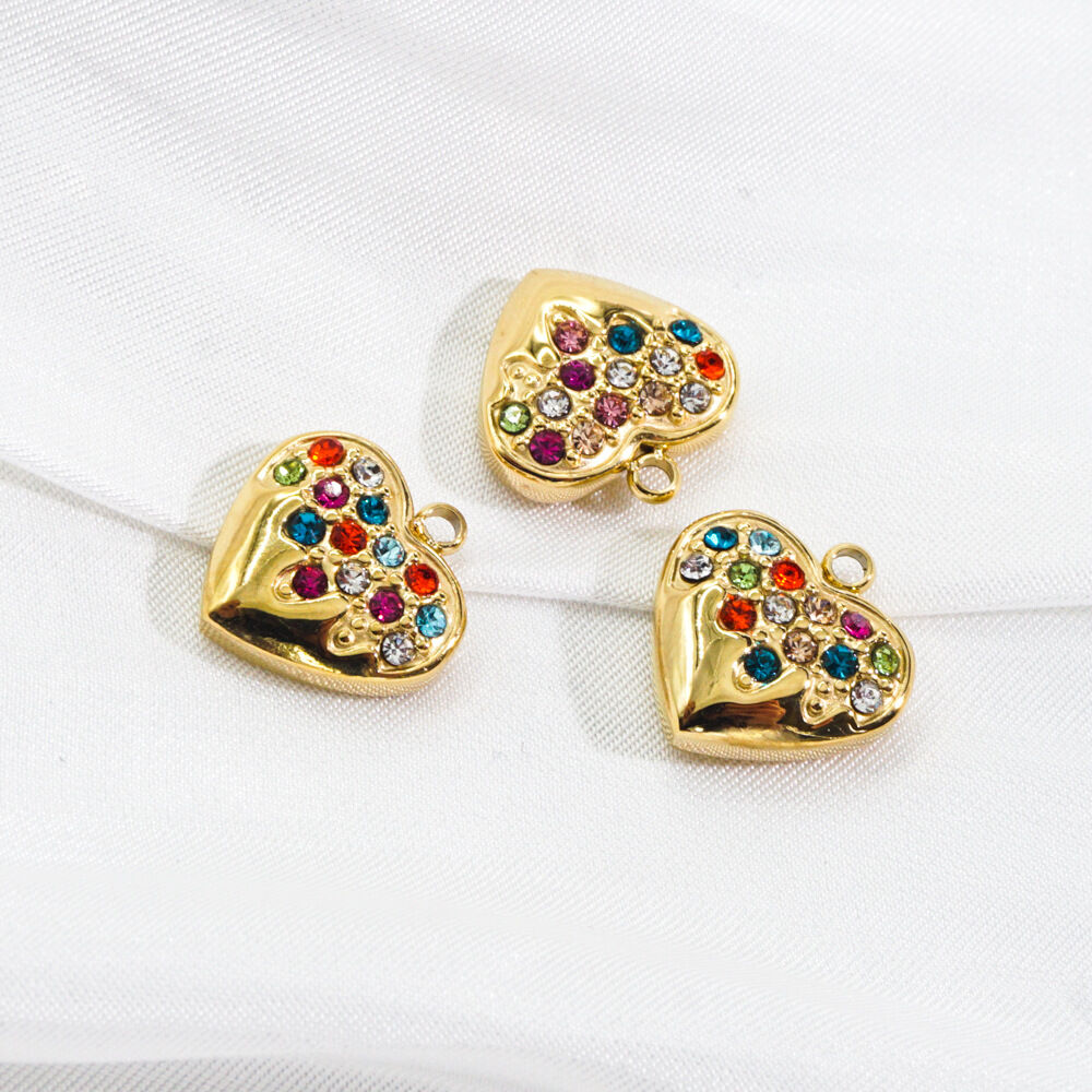 1 Piece Luxurious Classic Heart Stainless Steel Waterproof Women's Pendants Picture3