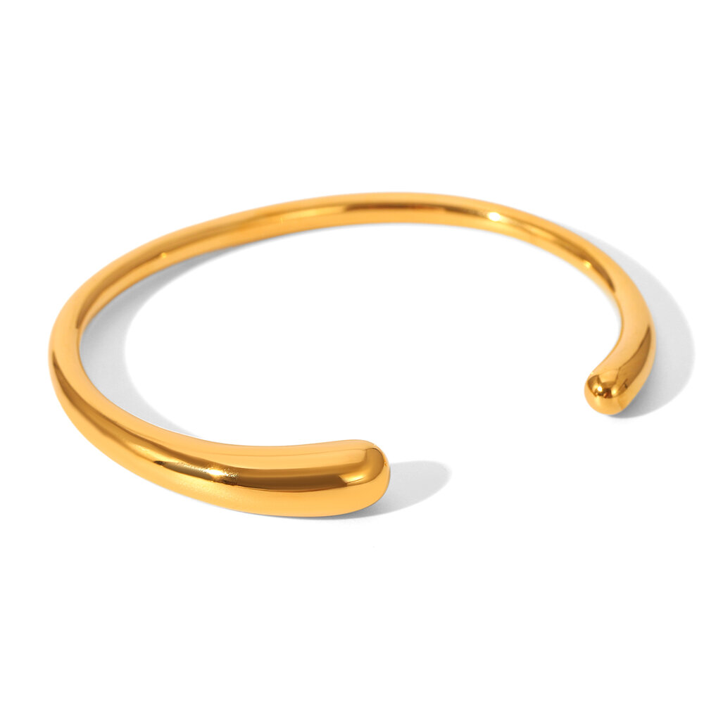 Bracelets pour femmes Simple Series Daily, forme irrégulière, en acier inoxydable, étanches