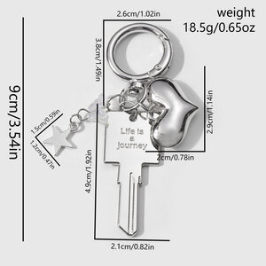 1 Piece Sweet Key Alloy Bag Charm h5 Picture2