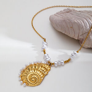 Collier pendentif femme étanche en acier inoxydable, collection romantique, 1 pièce h5 Image4