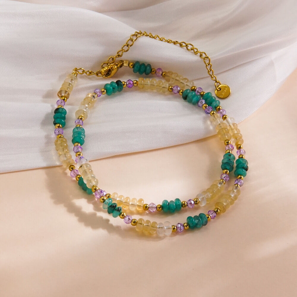Leichte, luxuriöse und elegante Perlenkette für Damen Bild3
