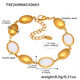 Txe269-Golden White Opal Bracelet 17+5Cm Picture8