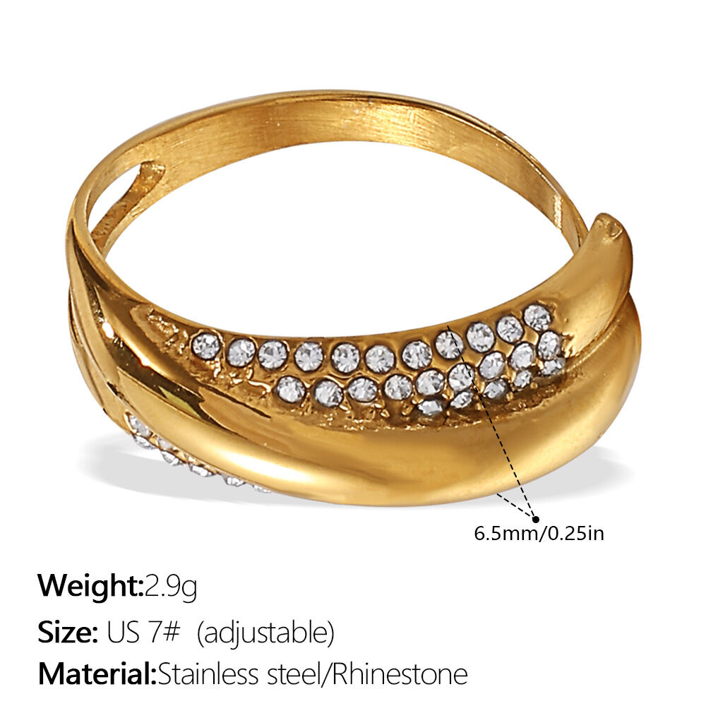 JZ141WEG7 Anello con diamante bianco Immagine5