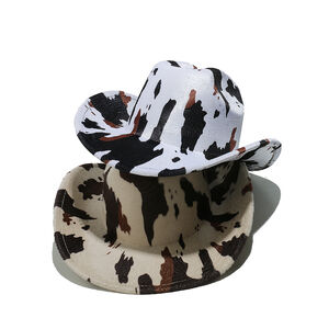 1 Piece Cow-print Cowboy Top Hat h5 Picture2