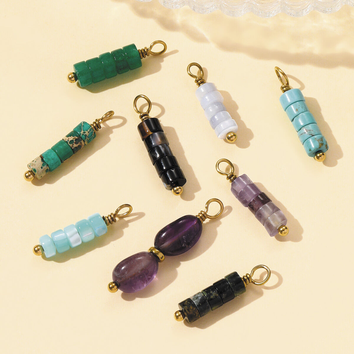 1 Piece Natural Stones Beads Women's Pendants h5 Picture3