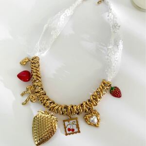 1 Piece Heart Stainless Steel Waterproof Gold Color Pendant Necklace h5 Picture4