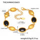 Txe269-Golden Black Opal Bracelet 17+5Cm Picture7