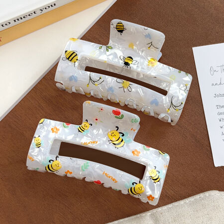 1 pezzo di fermaglio per capelli in acrilico Sweet Bee da donna