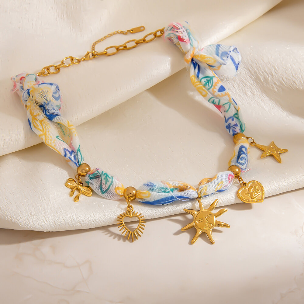 1 Piece Simple Turtle Fabric  Gold Color Women's Pendant Necklaces