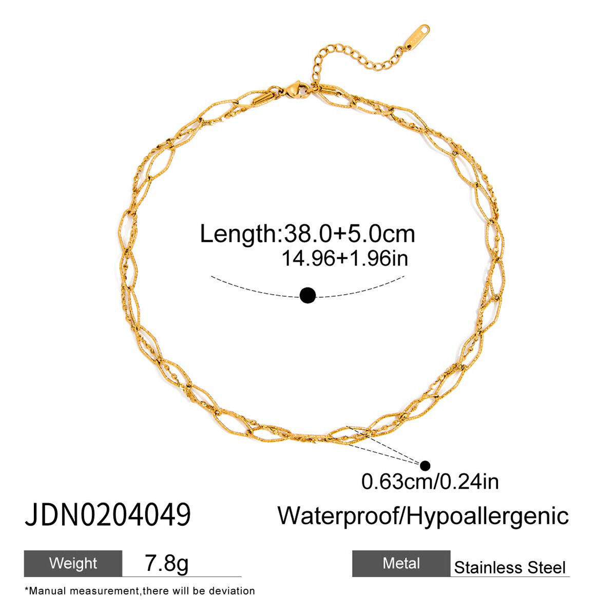 1 Piece Retro Sun Stainless Steel Waterproof Gold Color Women's Pendant Necklaces h5 Picture2