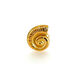 Bague conque en sergé doré de 27 mm/Taille unique Image4