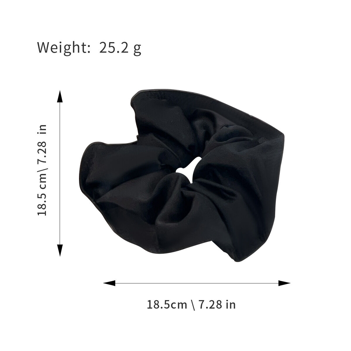 1 Piece Sweet Solid Color Synthetic Fiber Women's Scrunchies h5 Picture5