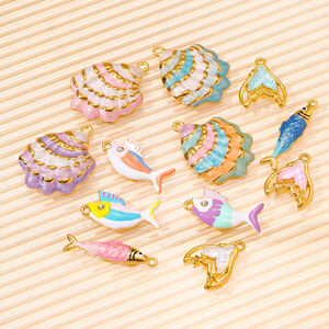 1 Piece Glamorous Fish Stainless Steel Waterproof Women's Pendants h5 Picture4