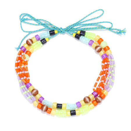 1 Piece Colorful Beaded Necklace