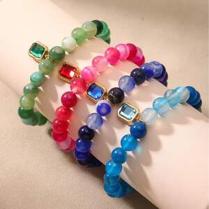 1 Piece Elegant Natural Beads Women's Beaded Bracelets h5 Picture8