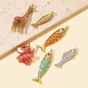 1 Piece Classic Animal Stainless Steel Waterproof Women's Pendants h5 Picture5
