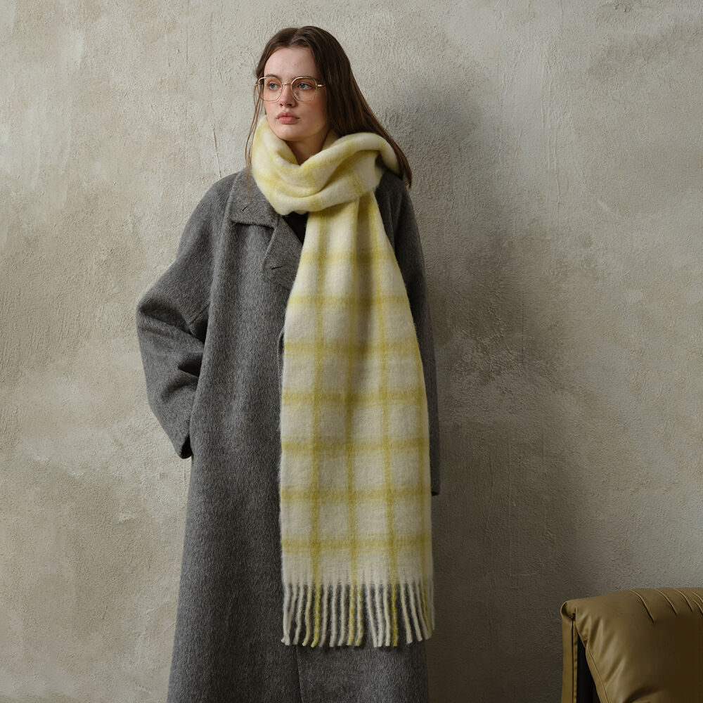 1 Piece Plaid Women's Winter Scarve h5Picture5