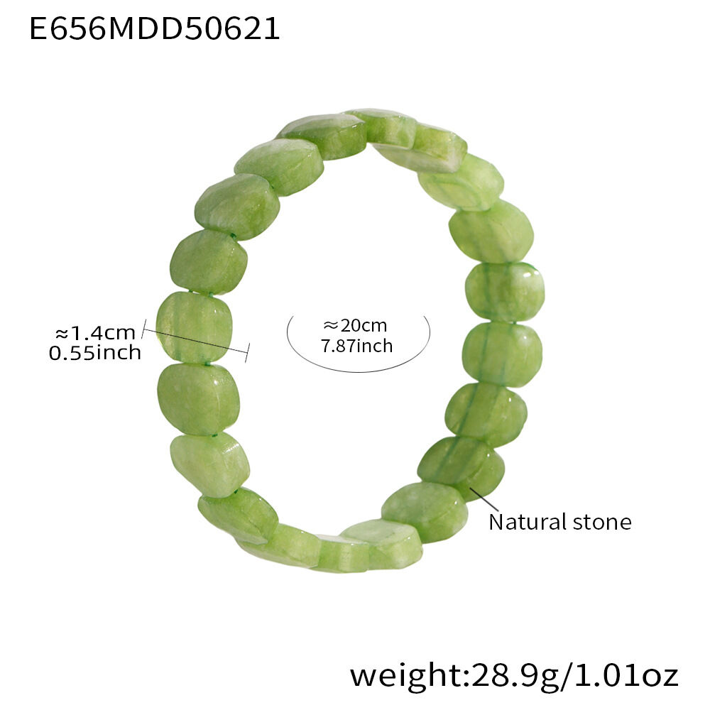 1 Piece Polychrome Beads Natural Stones Women's Beaded Bracelets h5 