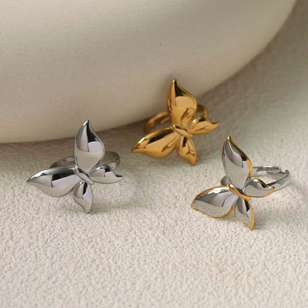 1 Piece Simple Series Casual Animal Stainless Steel Waterproof Statement Rings h5Picture7
