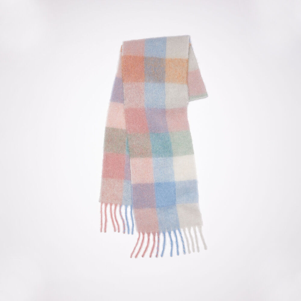 1 Piece Classic Plaid Polyester Women's Winter Scarves h5