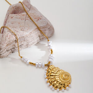 Collier pendentif femme étanche en acier inoxydable, collection romantique, 1 pièce h5 Image2