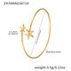 Z470-Goldenes Doppel-Seestern-Armband Bild2