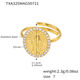 Txa325-Gold 5A Zircon Ring-Size 7 Picture3